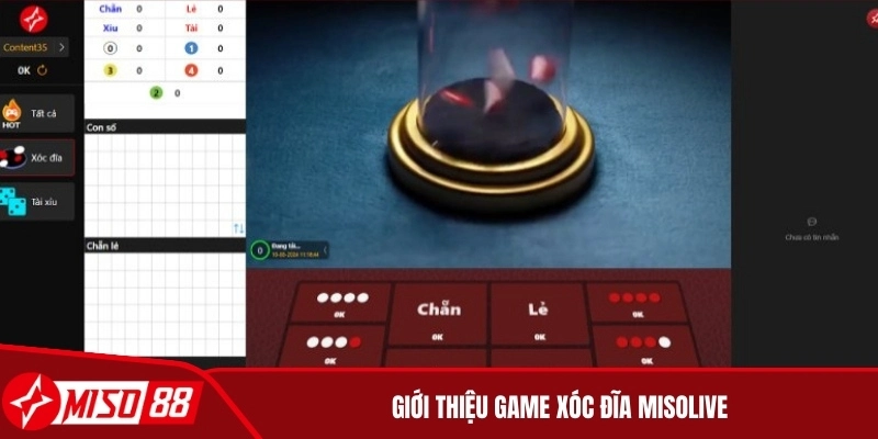 Giới thiệu game xóc đĩa Misolive